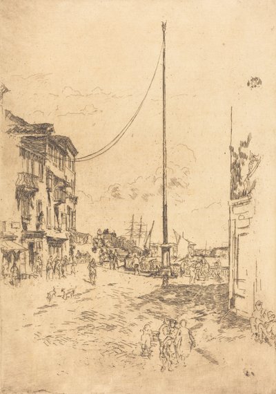 द लिटिल मास्ट, 1880। द्वारा जेम्स एबॉट मैकनील व्हिस्लर