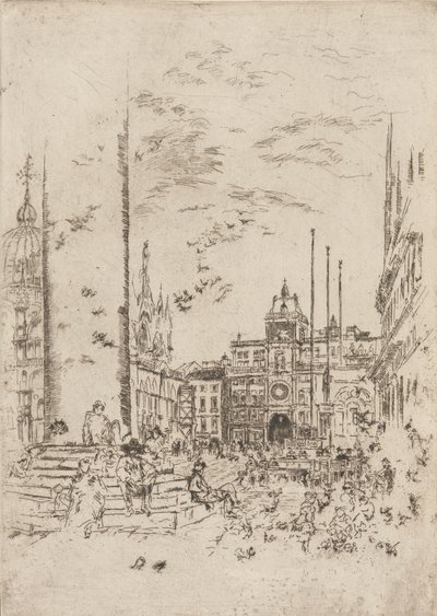 पियाजेट्टा, 1879-1880। द्वारा जेम्स एबॉट मैकनील व्हिस्लर
