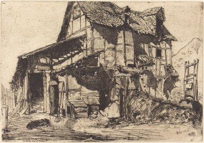 असुरक्षित टेनेमेंट, 1858। द्वारा जेम्स एबॉट मैकनील व्हिस्लर