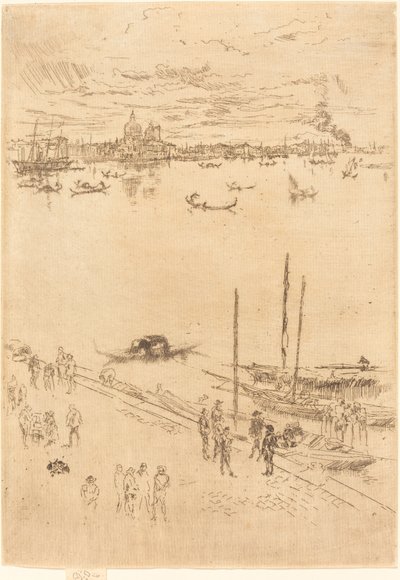 अपराइट वेनिस, 1879-1880। द्वारा जेम्स एबॉट मैकनील व्हिस्लर
