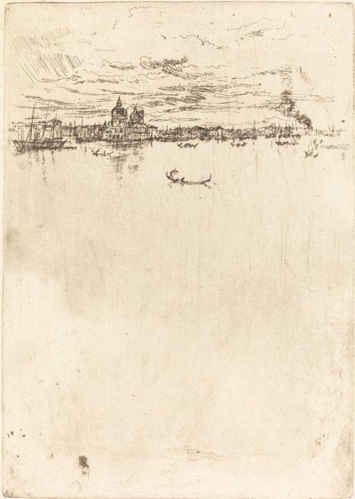 अपराइट वेनिस, 1879-1880। द्वारा जेम्स एबॉट मैकनील व्हिस्लर