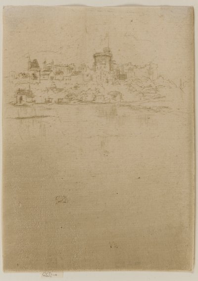 विंडसर मेमोरियल, 1887। द्वारा जेम्स एबॉट मैकनील व्हिस्लर