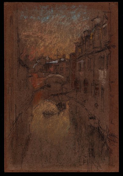 शीतकालीन शाम, 1879-1880। द्वारा जेम्स एबॉट मैकनील व्हिस्लर