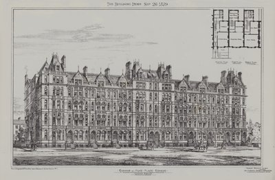 Cadogan Terrace, Cadogan and Hans Place Estate, चेल्सी, 1879 द्वारा जेम्स एकरमैन