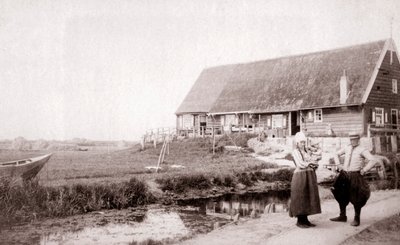 1898 में मार्कन द्वीप, नीदरलैंड्स के अंतर्देशीय। द्वारा जेम्स बैटकिन