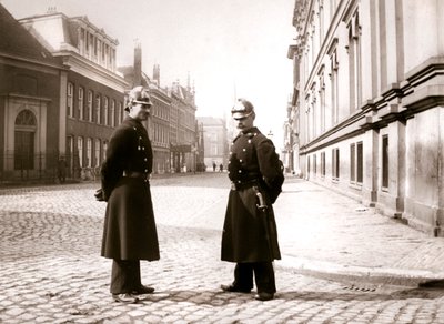 पुलिसकर्मी, रोटरडम, 1898। द्वारा जेम्स बैटकिन
