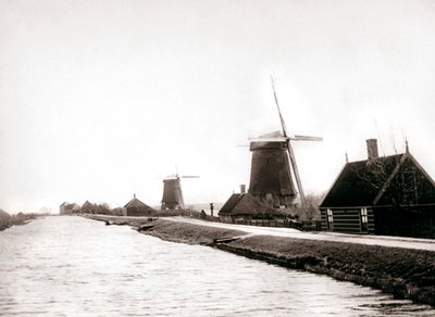 विंडमिल, लांडम, नीदरलैंड, 1898। द्वारा जेम्स बैटकिन