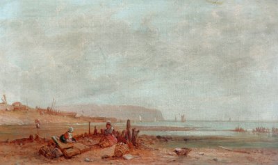 फ्रांसीसी तट पर, 1880 द्वारा जेम्स कललेट