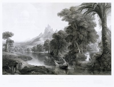 जीवन की यात्रा - युवा, सी। 1855 (उत्कीर्णन) द्वारा जेम्स डेविड स्माइली