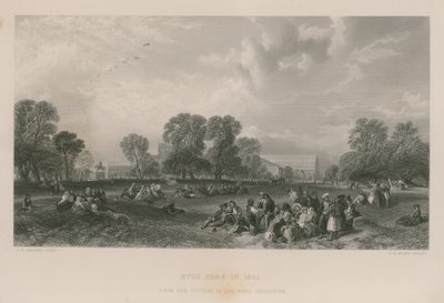1851 में हाइड पार्क द्वारा जेम्स डफ़िल्ड हार्डिंग