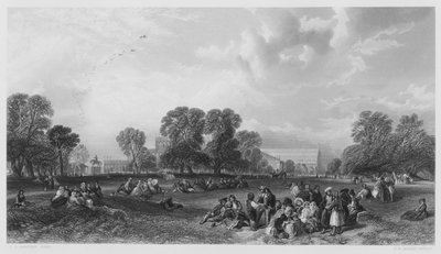 1851 में हाइड पार्क, रॉयल कलेक्शन (उत्कीर्णन) में चित्र से द्वारा जेम्स डफ़िल्ड हार्डिंग