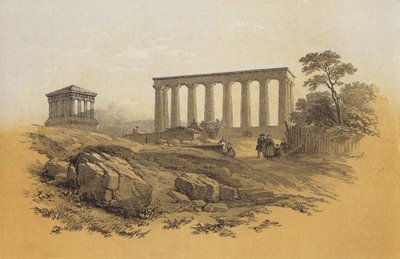 राष्ट्रीय स्मारक, कैल्टन हिल (क्रोमोलिथो) द्वारा जेम्स डफ़िल्ड हार्डिंग