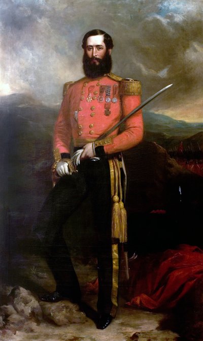 कर्नल गेरार्ड लिटिलहेल्स गुडलेक, कोल्डस्ट्रीम गार्ड्स, 1857 द्वारा जेम्स एजेल कोलिन्स