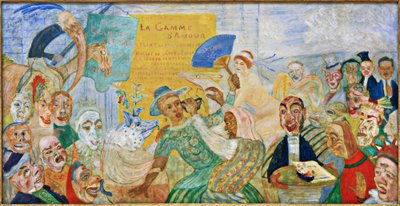 फटा हुआ मुखौटा द्वारा जेम्स सिडनी Ensor