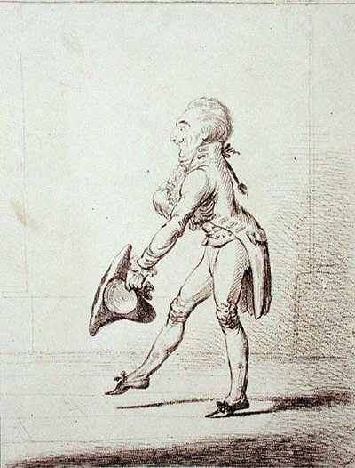 1803 में हन्ना हम्फ्री द्वारा प्रकाशित एक मास्टर ऑफ सेरेमनी (नक़्क़ाशी) द्वारा जेम्स गिलियरे