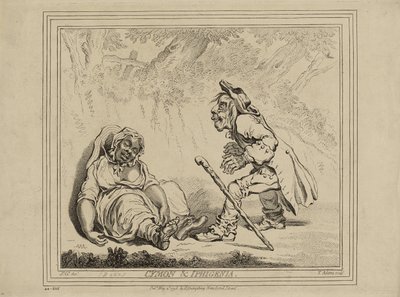 Cymon और Iphigenia, 2 मई को प्रकाशित द्वारा जेम्स गिलियरे