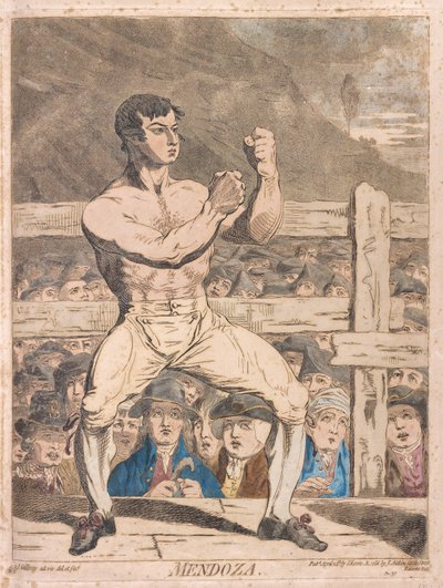 मेंडोज़ा, पब .1788 (हाथ के रंग का उत्कीर्णन) द्वारा जेम्स गिलियरे