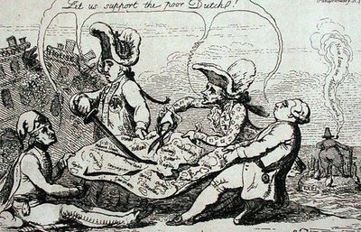 1787 में SW Fores द्वारा प्रकाशित डच डिवीजन (नक़्क़ाशी) द्वारा जेम्स गिलियरे