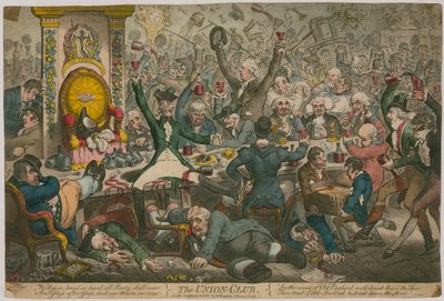 द यूनियन क्लब द्वारा James Gillray