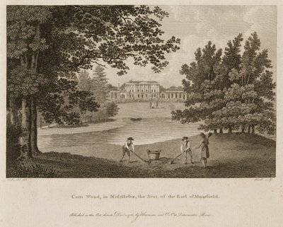 केनवुड हाउस, हैम्पस्टेड, लंदन, 1786 द्वारा जेम्स हीथ