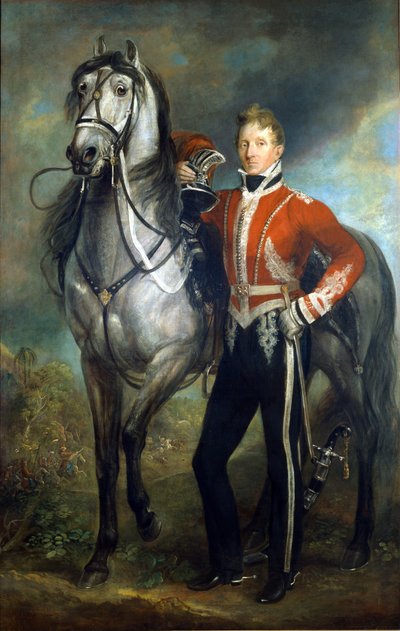 मेजर जॉर्ज कनिंघम (1783-1838) c.1820 द्वारा जेम्स होवे