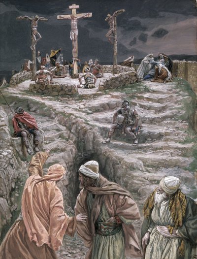 एलोई एलोई लामा सबक्टहानी, द लाइफ ऑफ क्राइस्ट का चित्रण, c.1884-96 (wc और gouache on paperboard) द्वारा जेम्स जैक्स जोसेफ टिसोट