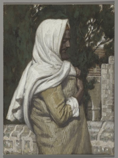 लाजर, मसीह के जीवन का चित्रण, c.1886-94 (पेपरबोर्ड पर wc और gouache) द्वारा जेम्स जैक्स जोसेफ टिसोट