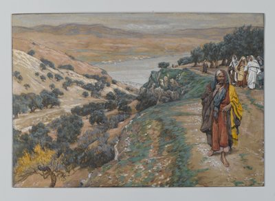 द रिच यंग मैन विथ सॉरेफुल, हमारे प्रभु यीशु मसीह के जीवन का चित्रण, 1886-96 (कागज पर ग्रेफाइट से अधिक) द्वारा जेम्स जैक्स जोसेफ टिसोट