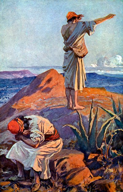 माउंट कार्मेल से एलियाह एक बादल - बाइबिल को देखता है द्वारा टिसोट के बाद जेम्स जैक्स जोसेफ