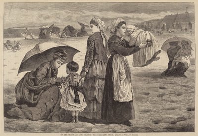 लंबी शाखा पर समुद्र तट पर - बच्चों का समय द्वारा विंसलो होमर के बाद जेम्स एल. लैंग्रिज