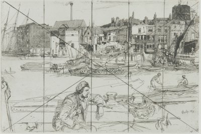 काला शेर घाट द्वारा James Abbott McNeill Whistler