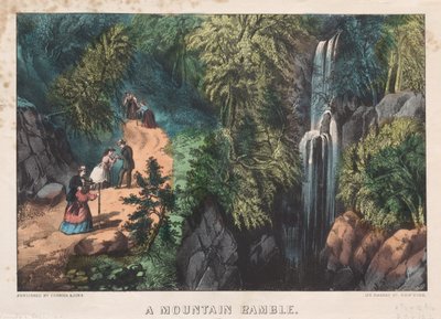 ए माउंटेन रामबल, सी। 1872-1874। द्वारा जेम्स मेरिट इवेस