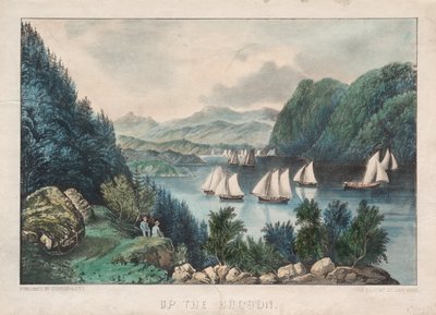 हडसन के ऊपर, सी। 1857-1872। द्वारा जेम्स मेरिट इवेस