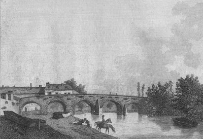 मेडस्टोन ब्रिज, केंट। Pl। 2, 1787 द्वारा जेम्स न्यूटन