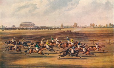 ग्रेट सेंट लेगर स्टेक्स, 1836 के लिए दौड़। आकर्षण - 1837 में अच्छी शैली। द्वारा जेम्स पोलार्ड