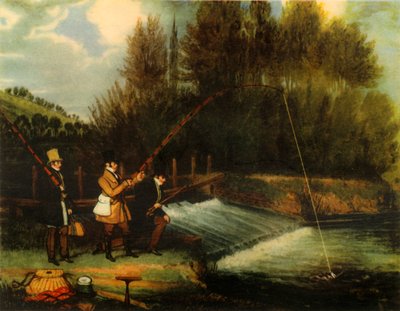 ली नदी में पाइक के लिए ट्रोलिंग, 1831, 1941। द्वारा जेम्स पोलार्ड