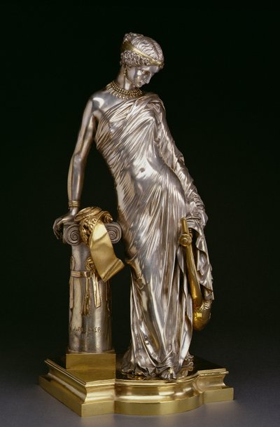 सेप्पो स्टैंडिंग, 1848 का चित्र (सिल्वर और गिल्ट कांस्य) द्वारा James Pradier