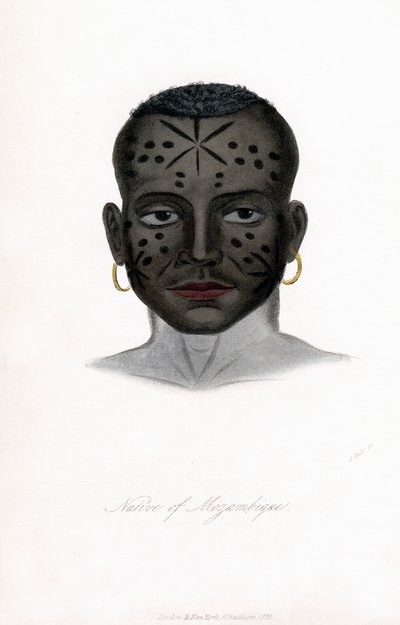 मोजाम्बिक के मूल निवासी, c1850। द्वारा जेम्स प्रिचर्ड