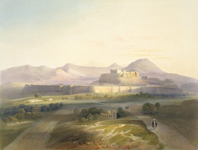 Ghuznee का शहर और गढ़, &39;दृश्यों, Inhabitants और अफगानिस्तान की वेशभूषा&39; से प्लेट 18, WL Walton द्वारा उत्कीर्ण द्वारा जेम्स रैट्रे