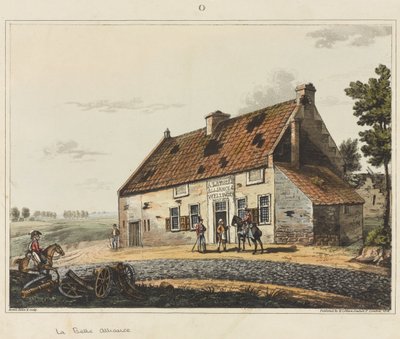 ला बेले एलायंस, &39;वाटरलू की लड़ाई का एक ऐतिहासिक खाता&39;, 1817 (रंगीन जलीय) द्वारा जेम्स राउज़