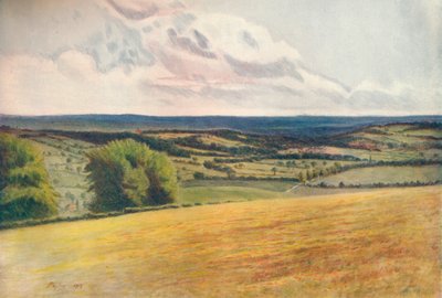 चर्चयार्ड से देखें, टैट्सफ़ील्ड, 1912, 1914 द्वारा जेम्स एस ओगिल्वी