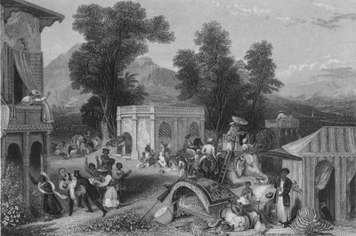 बिशप हेबर की मृत्यु, 1846 द्वारा जेम्स सैंड्स
