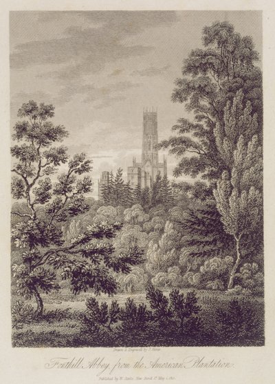 अमेरिकन प्लांटेशन से Fonthill Abbey, डब्ल्यू क्लार्क, न्यू बॉन्ड स्ट्रीट, 1812 द्वारा प्रकाशित द्वारा जेम्स स्टॉपर