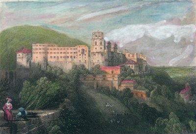 'हीडलबर्ग', c1834 द्वारा जेम्स टिबबिट्स विलमोर
