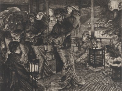 द पैरेबल ऑफ़ द प्रोडिगल सोन, नंबर II: इन फॉरेन क्लाइम्स, 1882। द्वारा जेम्स टिसोट