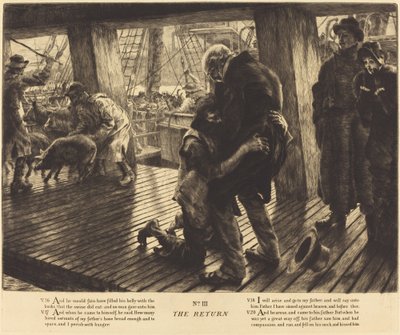 द रिटर्न, 1882। द्वारा जेम्स टिसोट