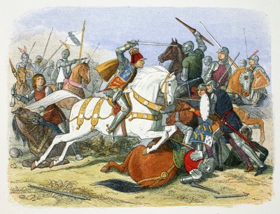 बोसवर्थ फील्ड, लीसेस्टरशायर की लड़ाई में इंग्लैंड के रिचर्ड III, 1485 1864 द्वारा जेम्स विलियम एडमंड डॉयल
