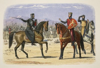 रिचर्ड और मास्टर ऑफ सेंट जॉन, जोप्पा, 23 जुलाई 1191, इंग्लैंड के ए क्रॉनिकल से 55 ईसा पूर्व 1485 तक, पब। लंदन, 1863 द्वारा जेम्स विलियम एडमंड डॉयल