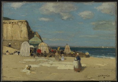 द बीच, सेंट मालो, c.1900 द्वारा James Wilson Morrice