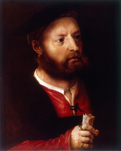 एक आदमी का पोर्ट्रेट (पेंटिंग) द्वारा Jan (c.1472-c.1533) Gossaert